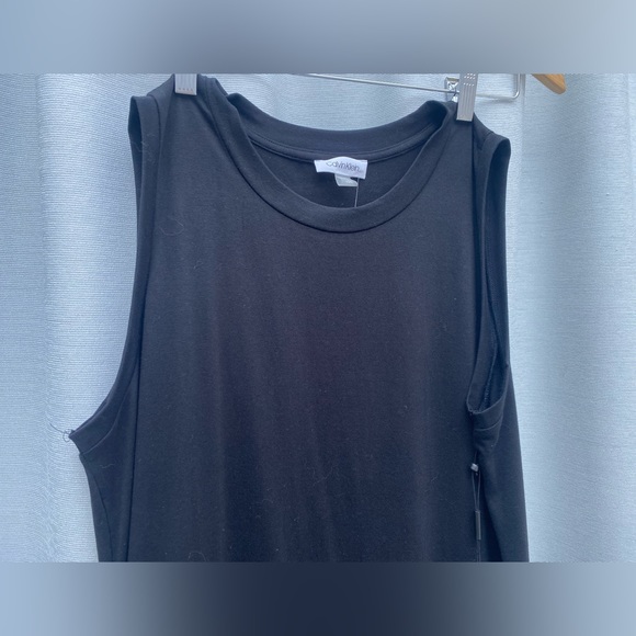 Calvin Klein ~ Long Maxi Dress ~ Black ~ Size Large - Picture 3 of 7